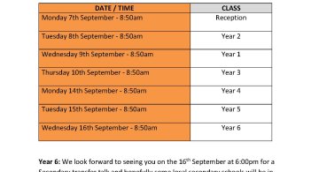 Parent Coffee Morning Dates
