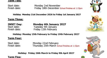 Term Dates 2026-2027